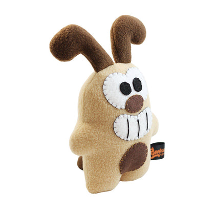 Handmade Mini Bogie The Dog Plush 8.5" Classic - Furry Feline Creatives 
