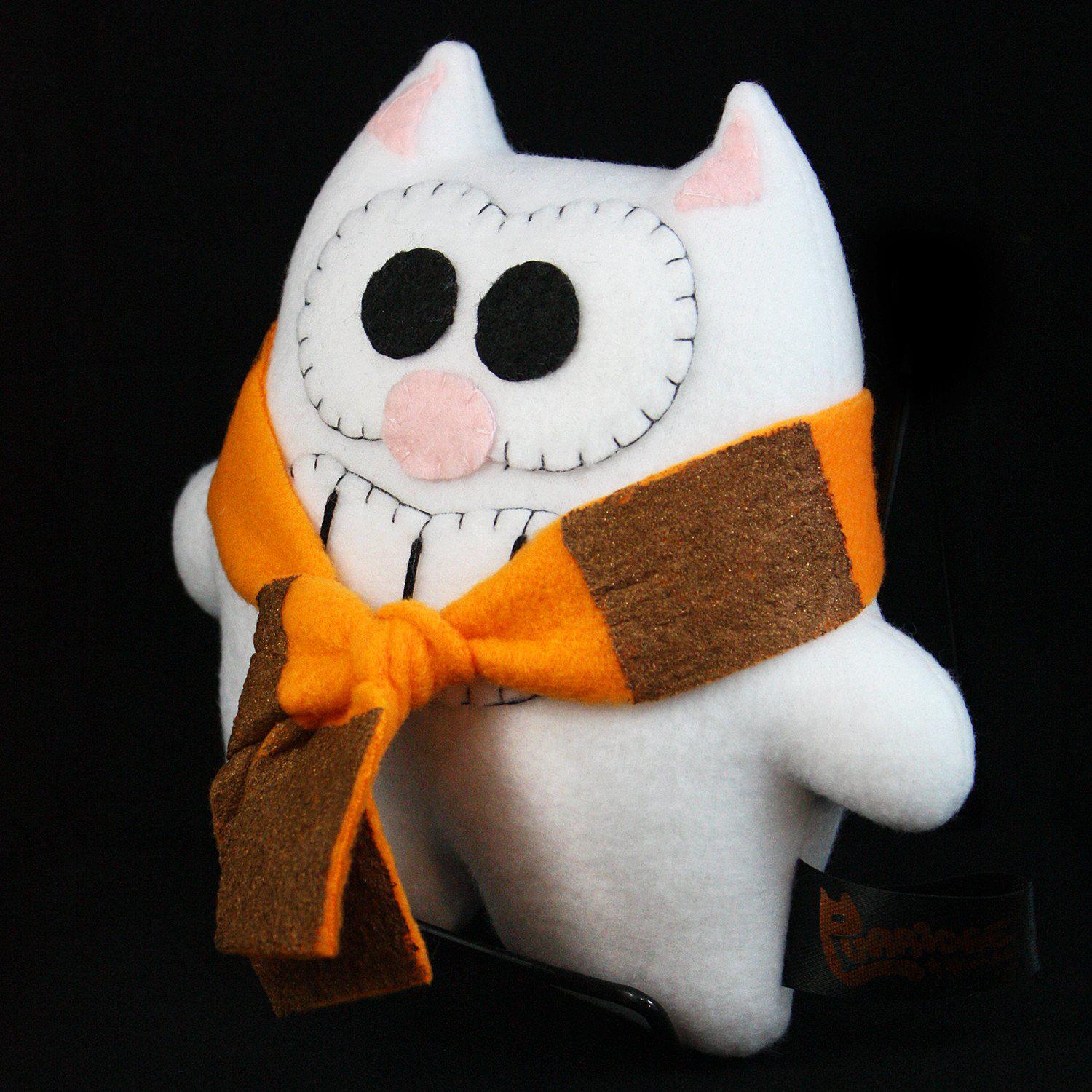 Handmade Mini Purridge the Cat 7" Plush - Furry Feline Creatives 