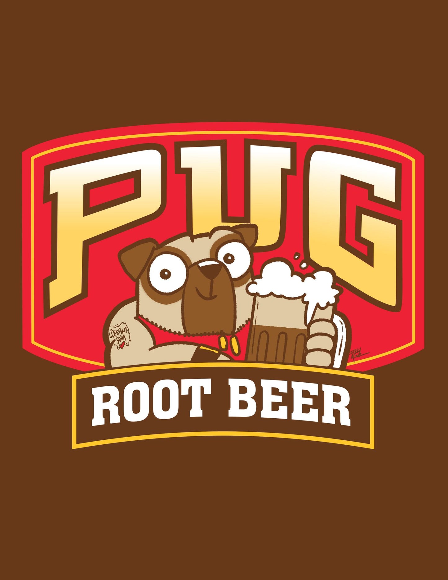 PUG Root Beer Unisex Tee