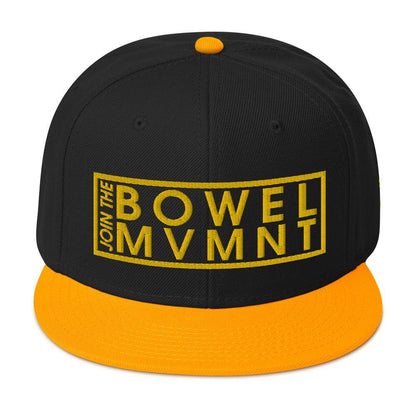 Join The Bowel Movement Embroidered Snapback Hat - Furry Feline Creatives  - Furry Feline Creatives 
