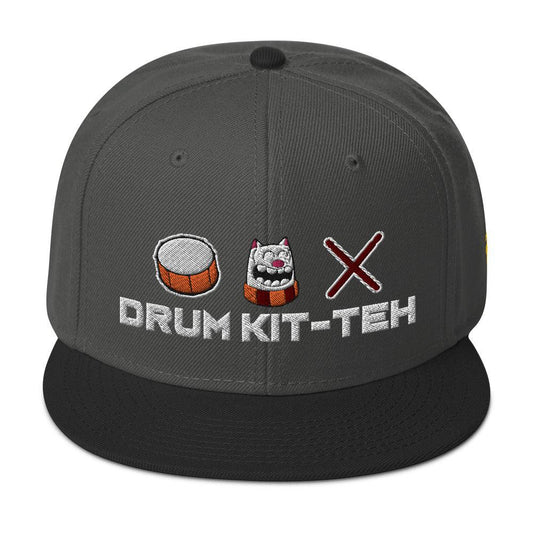 Purridge Drum Kit-teh Snapback Hat - Furry Feline Creatives  - Furry Feline Creatives 