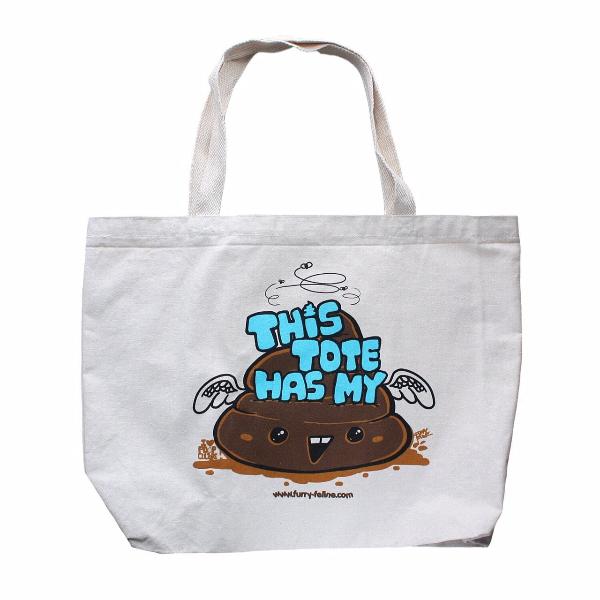 This Tote Has My Sh*t  (Large Heavy Duty Silkscreened Tote)