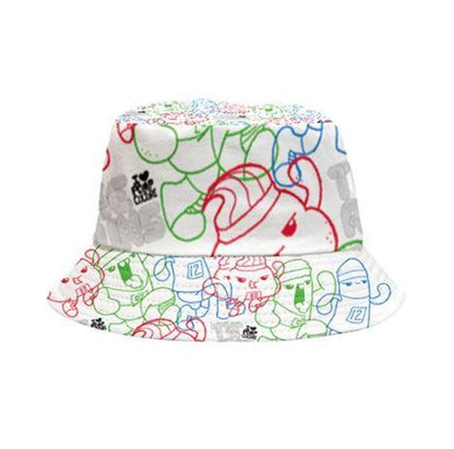 The Runs CMYK-RGB Reversible Bucket Hat